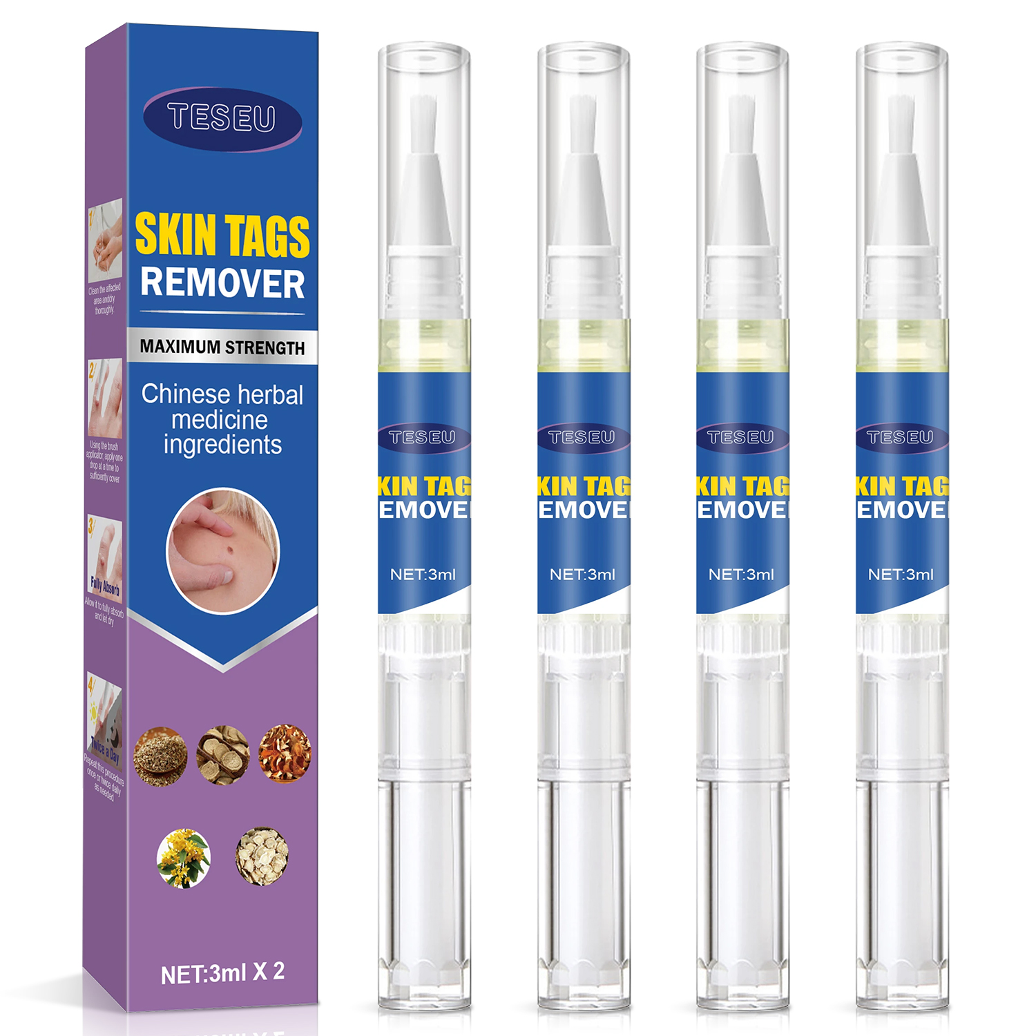 Why do skin tags commonly develop in areas with frequent skin friction?