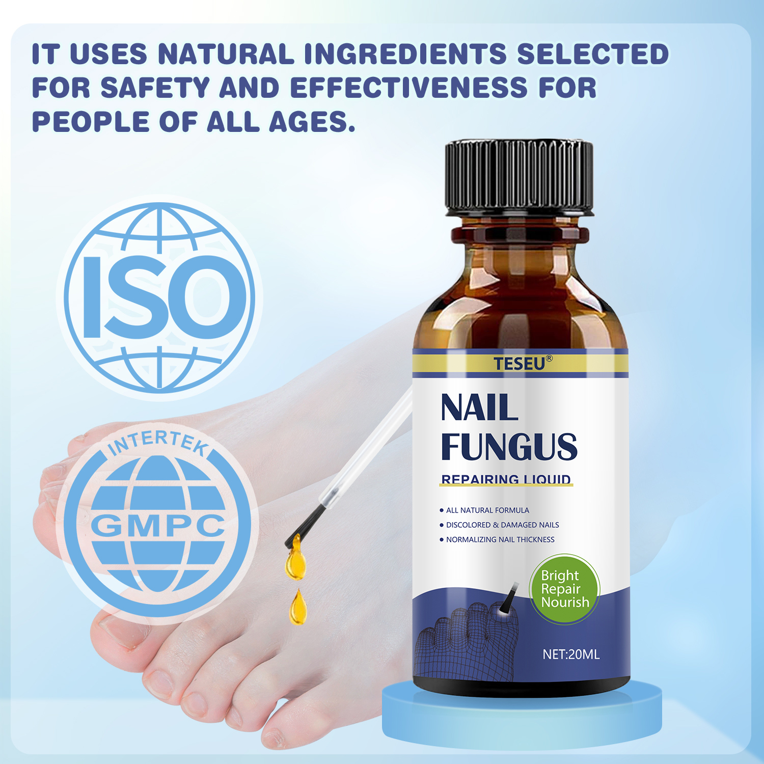 TESEU Fungal Nail Treatment Gentle Plant-based Formula - Image 7