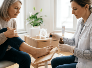 Why are liquid antifungal drops better than standard creams for nails?