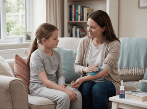 How can you manage mild tingling sensations during the wart removal process?