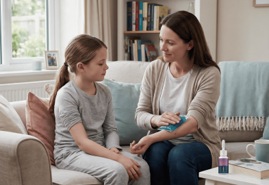 How can you manage mild tingling sensations during the wart removal process?