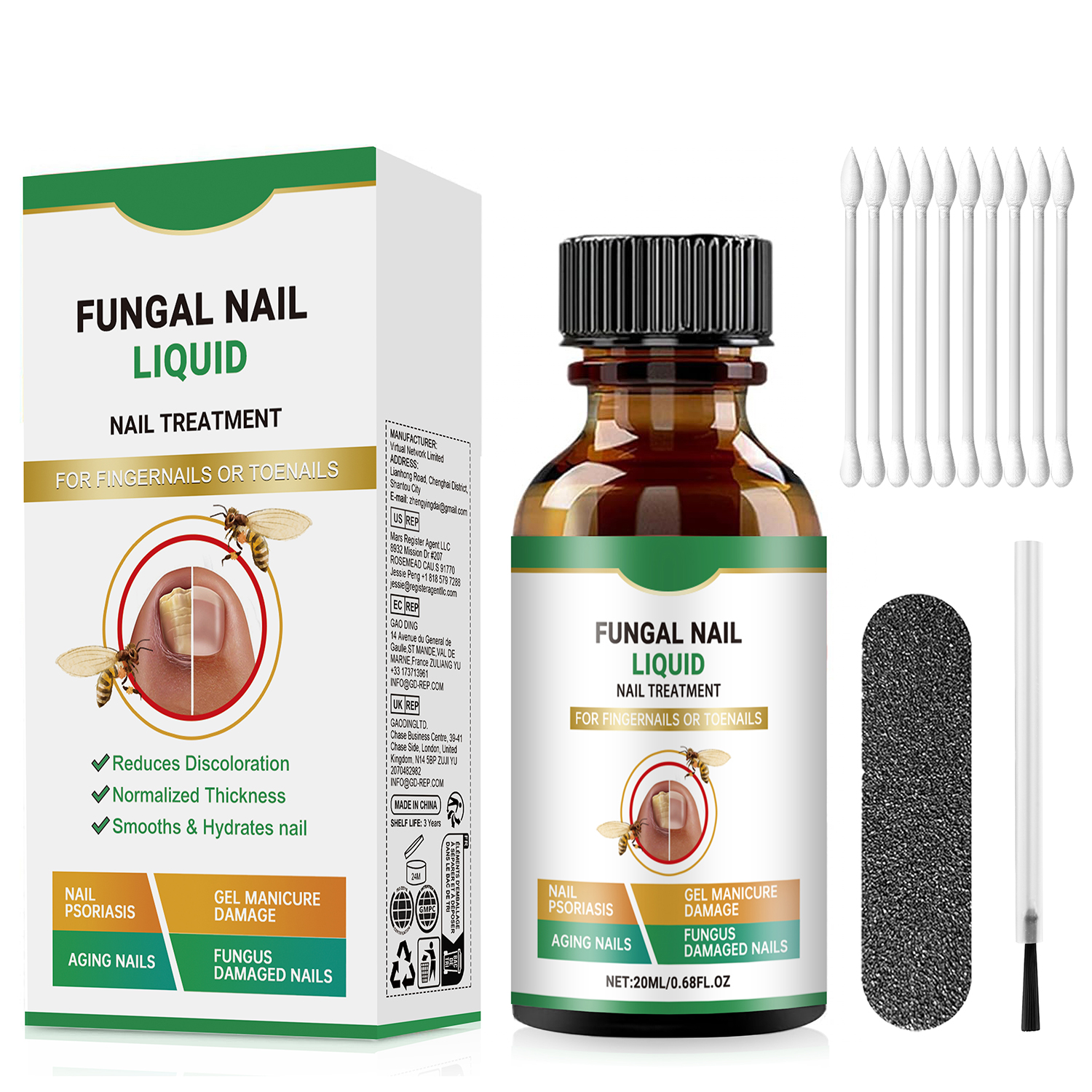 What is the best daily routine for treating severe toenail fungus?