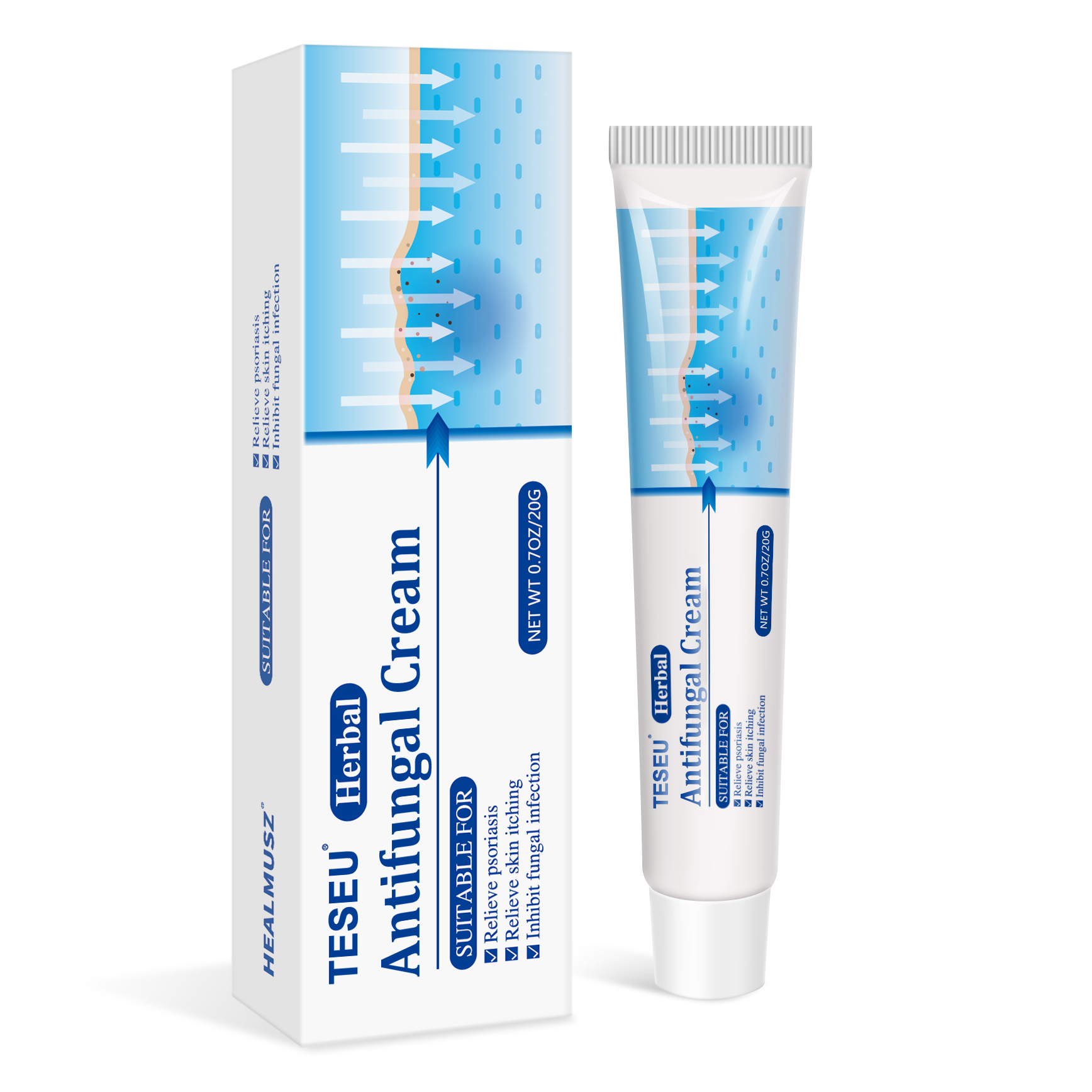 Why does scratching a fungal infection make the skin condition significantly worse?