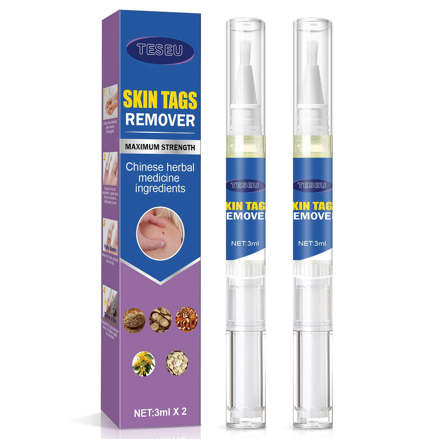 Which body parts are considered too sensitive for standard wart removers?
